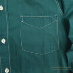 1930's~ DEADSTOCK COLOR PLAIN SHIRT...