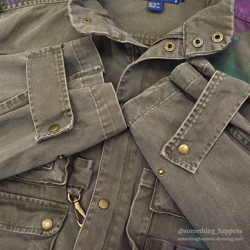1980's POLO RALPH LAUREN PHOTOGRAPHER JACKET HAND PAINTED ... L