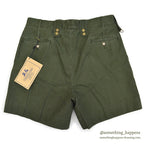1990's WILLIS & GEIGER BUSH POPLIN SHORTS OLIVE ... W34