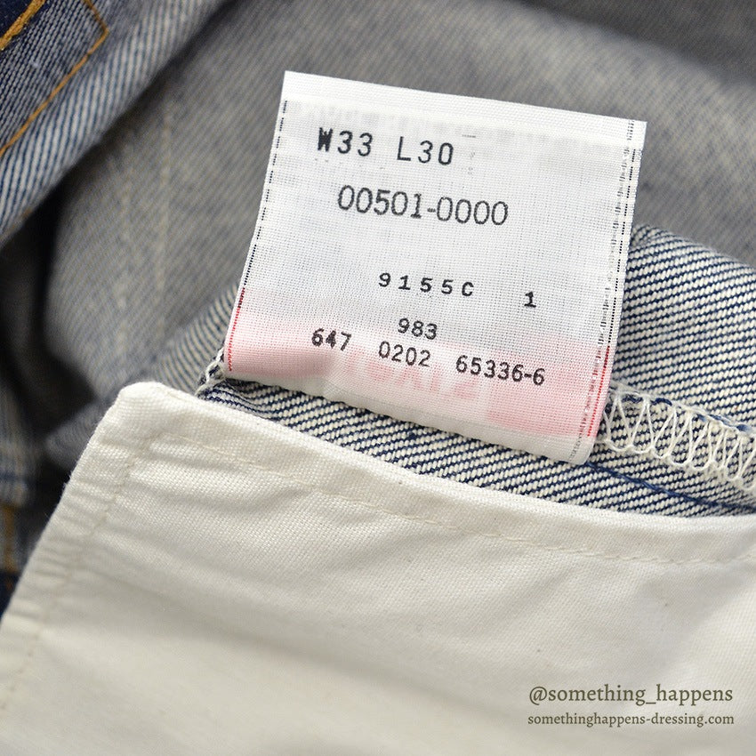 2000's DEADSTOCK Levi's 501 DENIM PANTS MEXICO 1... W33/L30
