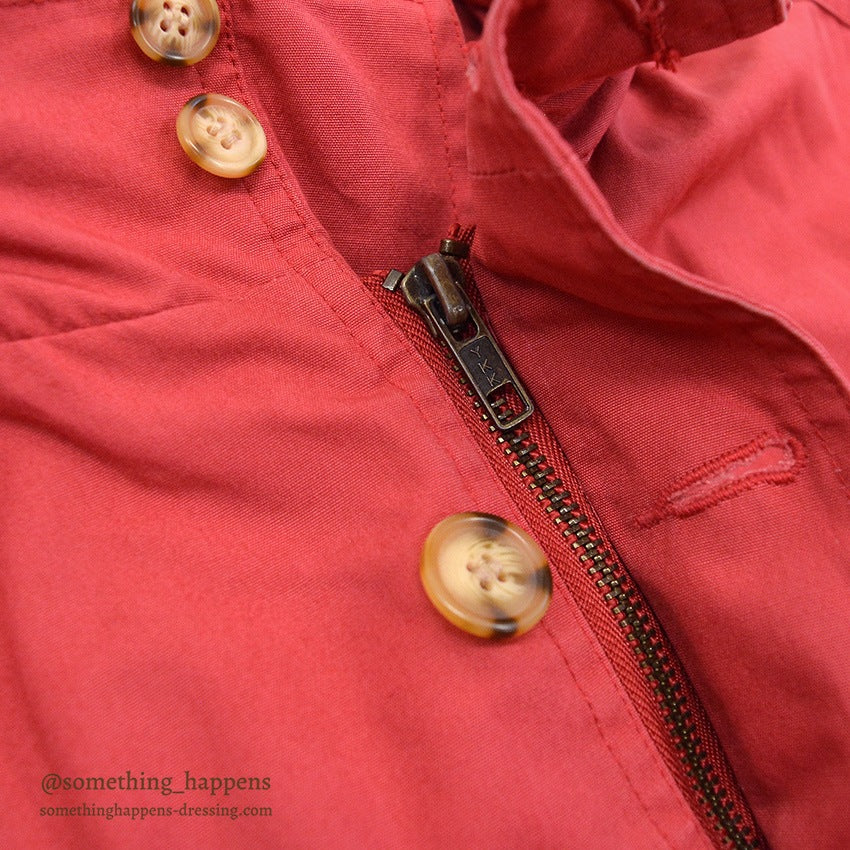 1980's~ Willis & Geiger BUSH POPLIN FIELD JACKET... L