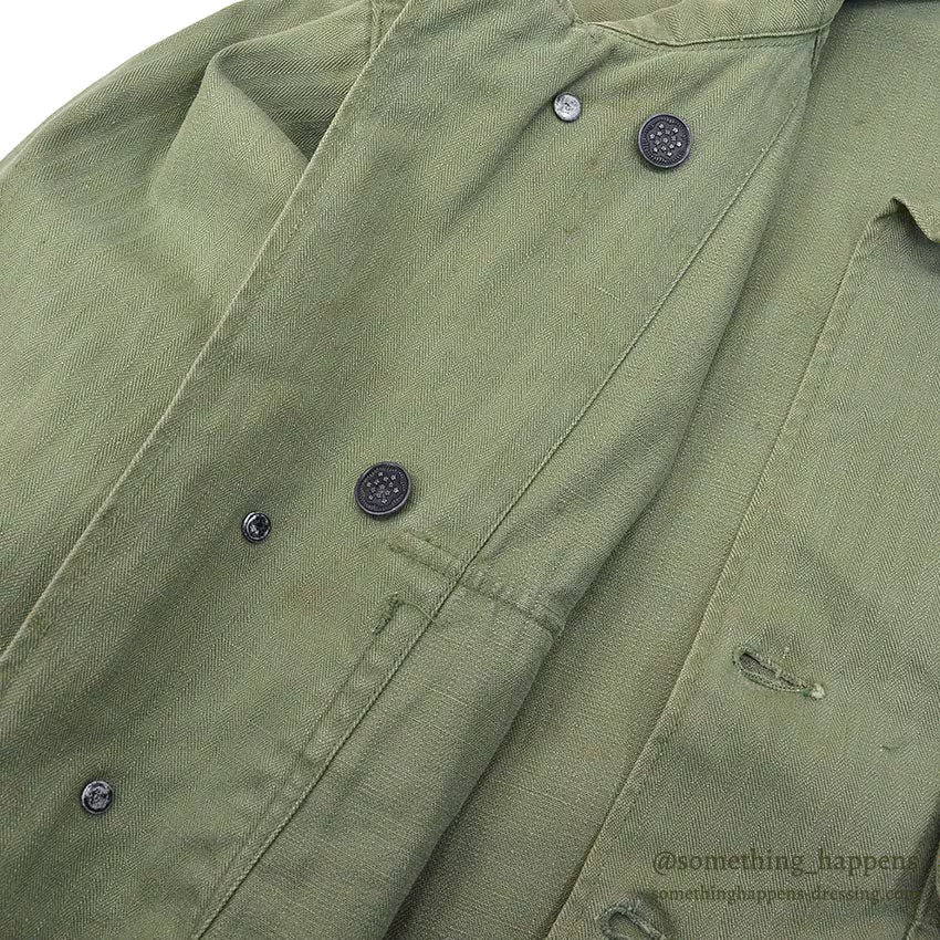 1940's U.S.ARMY WW2 M-43 HBT JACKET / STENCIL ON THE BACK ...