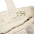 1970's LLBEAN BOAT AND TOTE PURPLE WITH ZIPPER POCKET / RARE... SMALL