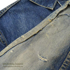 1960's LEVI'S 557XX DENIM JACKET / SUN FADED ... 44