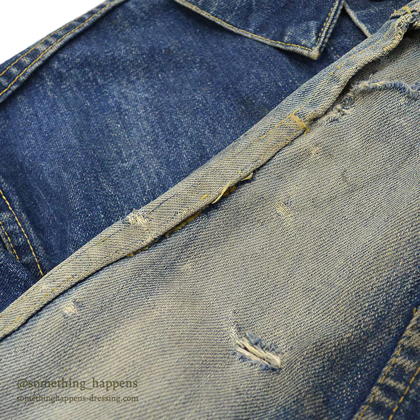 1960's LEVI'S 557XX DENIM JACKET / SUN FADED ... 44