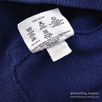 1980's PATAGONIA HEAVY WEIGHT COTTON POLO SWEATER...M