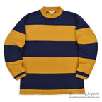 1980's~ ST JOHN'S BAY WIDE STRIPED L/S TEE ... M