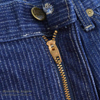 1980's Lee 203 STRIPE DENIM PANTS / TRIM FIT ... W34/L36