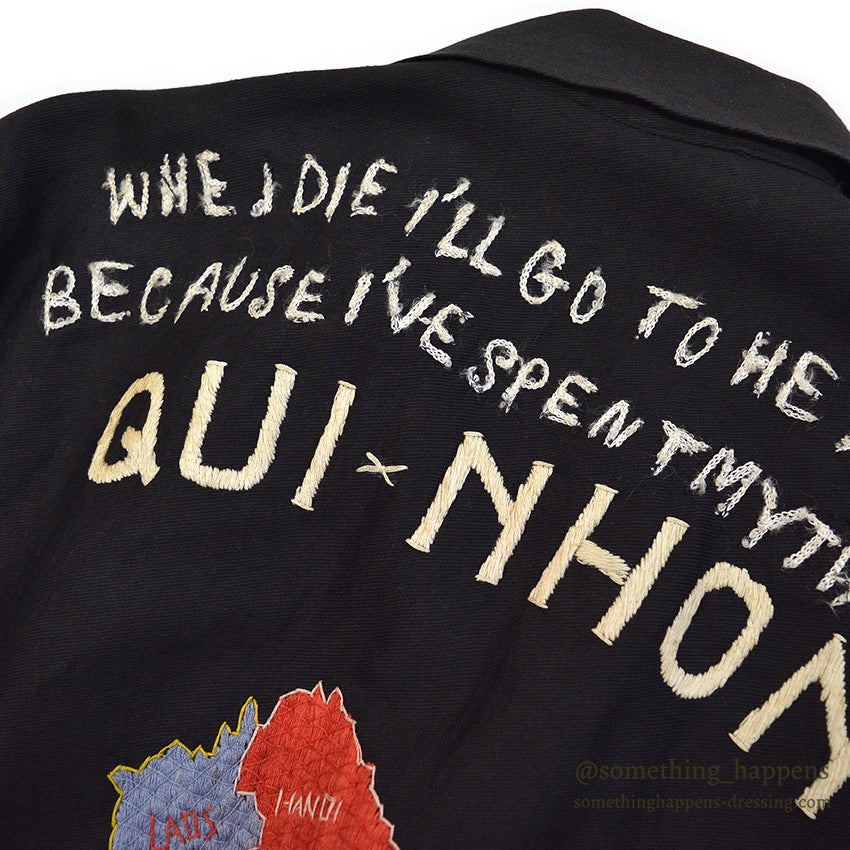 1960s VIETNAM SOUVENIR JACKET (Vietnamese style jacket) 67-68...