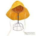 ~1970's DEADSTOCK LLBEAN RAIN HAT / YELLOW ... XL