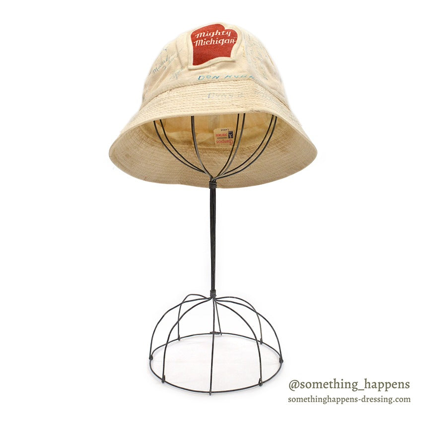 1950's CHAMPION AUTOGRAPH MEMORIAL HAT... LARGE