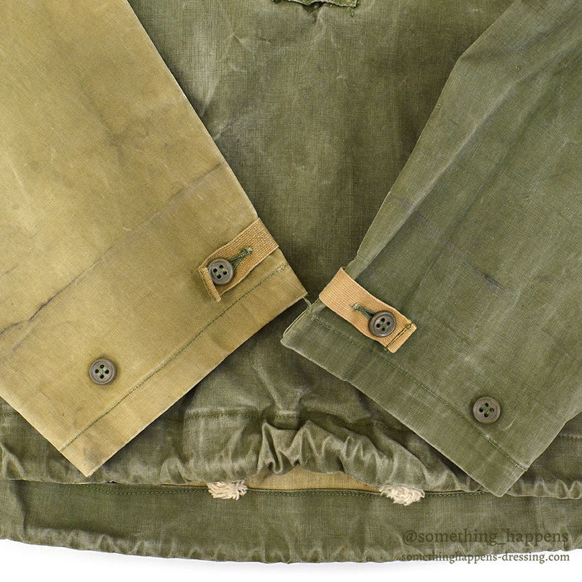 1940's U.S.NAVY WW2 FOUL WEATHER PARKA / TWO-TONE ... M