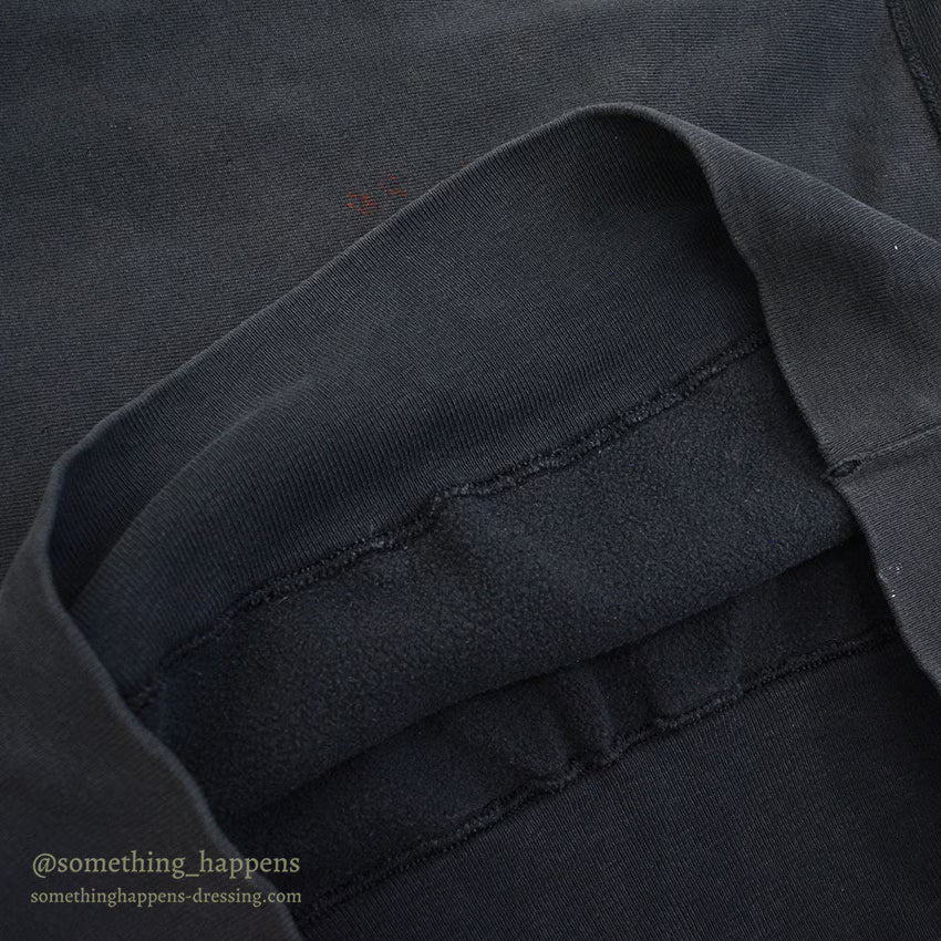 1990's CHAMPION SALOMON REVERSE WEAVE SWEAT SHIRT / BLACK ... L