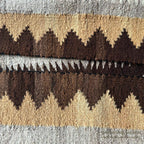 c.1940's NAVAJO RUG UNIQUE ZIGZAG PATTERN... 132cm/92cm