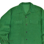 1950's UNKNOWN GREEN CORDUROY SHIRT...