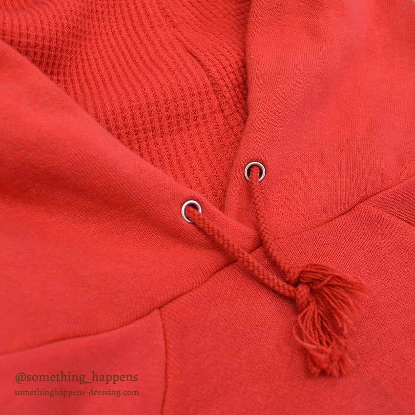 1960's HEALTHKNIT WAFFLE LINED SWEAT PARKA...XL