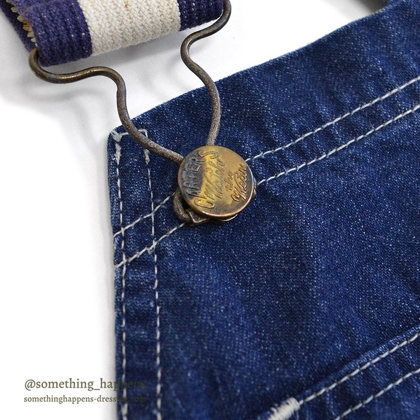 1950's CARTER'S DOUBLE KNEE DENIM OVERALL ... W44/L31