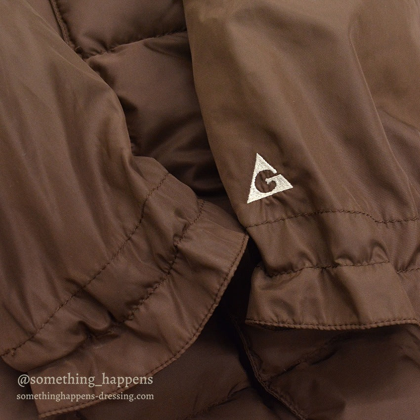 1970's GERRY DOWN SLOPE COAT / BROWN...X-LARGE