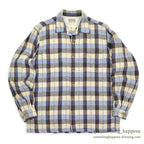 1950's McGREGOR PLAID WOOL SHIRT...ML