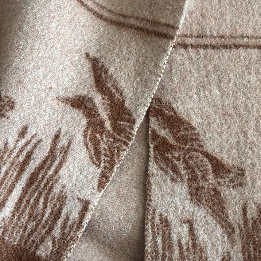 1930's L.L.BEAN MALLARD WOOL BLANKET / MINT CONDITION ... 191cm/186m