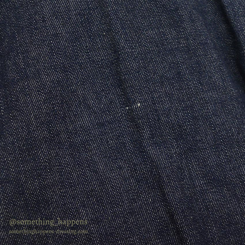 1940's DEADSTOCK FOREMOST BUCKLE BACK DENIM JACKET / LEATHER PATCH ... 36