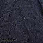 1940's DEADSTOCK FOREMOST BUCKLE BACK DENIM JACKET / LEATHER PATCH ... 36