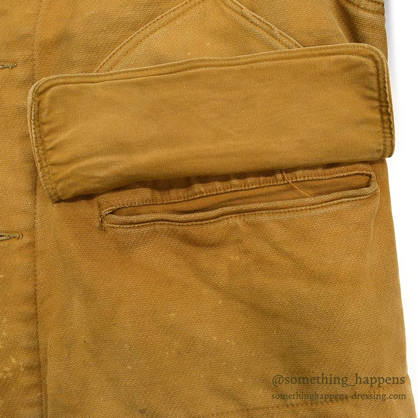 1930's~ WARDS HUNTING JACKET / UNUSUAL DEAIL & FABRIC ...