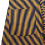 1940's DEADSTOCK PAYDAY WW2 BROWN EXPRESS STRIPED OVERALL / HIGH BACK ... W36/L30