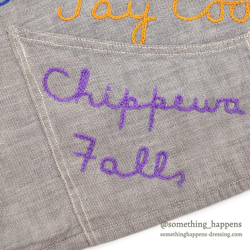 1950's~ CAMPERS TRAIL FULLY EMBROIDERED MEMORIAL JACKET / EXTREMELY RARE...