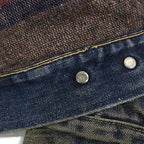 1960's LEVI'S 558 DENIM VEST / CHOPPED SLEEVE... 42