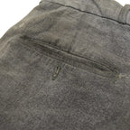 〜50's ごま塩 ブラックシャンブレー ワークパンツ... 実寸 W34×L28