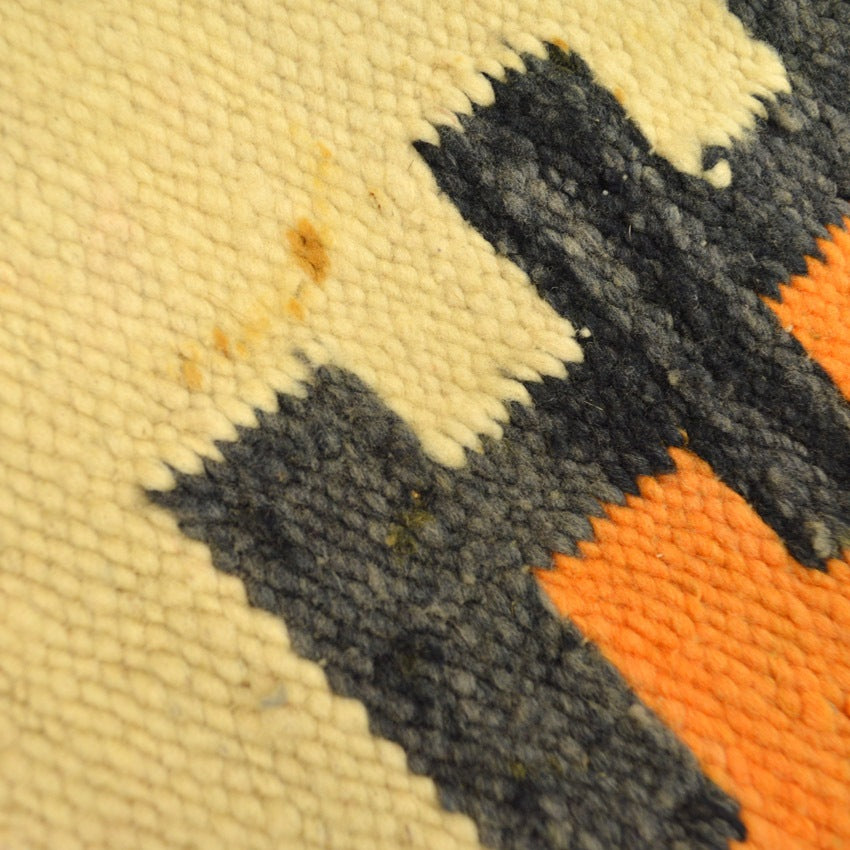 ~1940s Navajo Rug Saddle Blanket 45cm x 98cm...