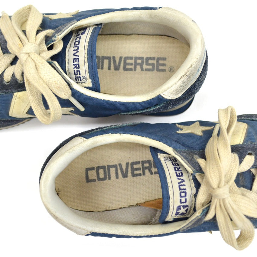 80's CONVERSE Blue × White Running Shoes