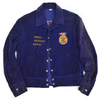40's FFA embroidery button front jacket, rare... 42