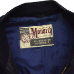 50's 'Monarch' Blue Nubuck Leather Jacket...