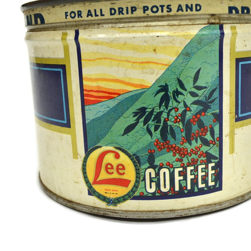 〜30's H.D.Lee Mercantile Co. Advertising ' COFFEE缶 & SPICE缶 Set ' ...