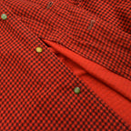 ~50's Unknown 'Houndstooth' Print Flannel Super Big...