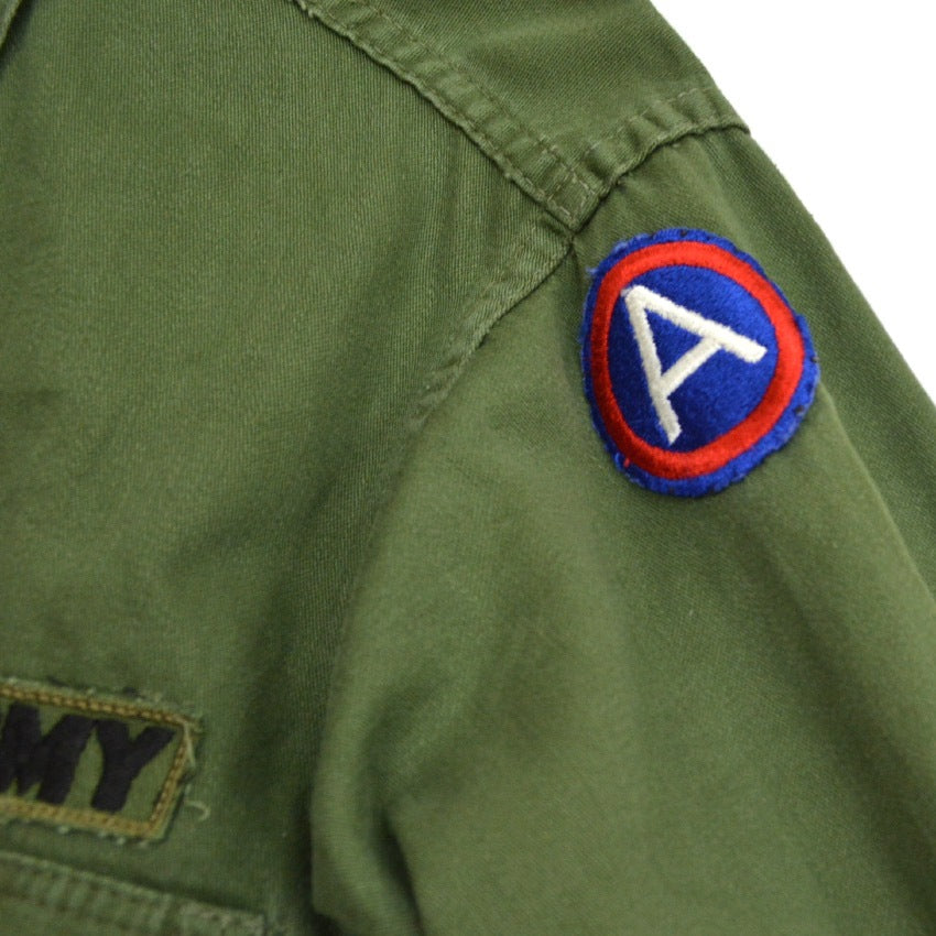 1950s US Army 13-Star Button Cotton Utility Shirt...
