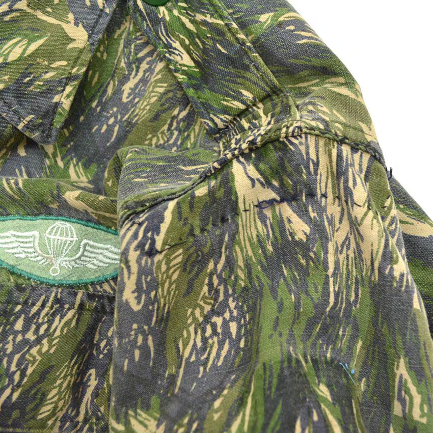 70's~ 'Greek seaweed pattern' Military BDU Jacket...