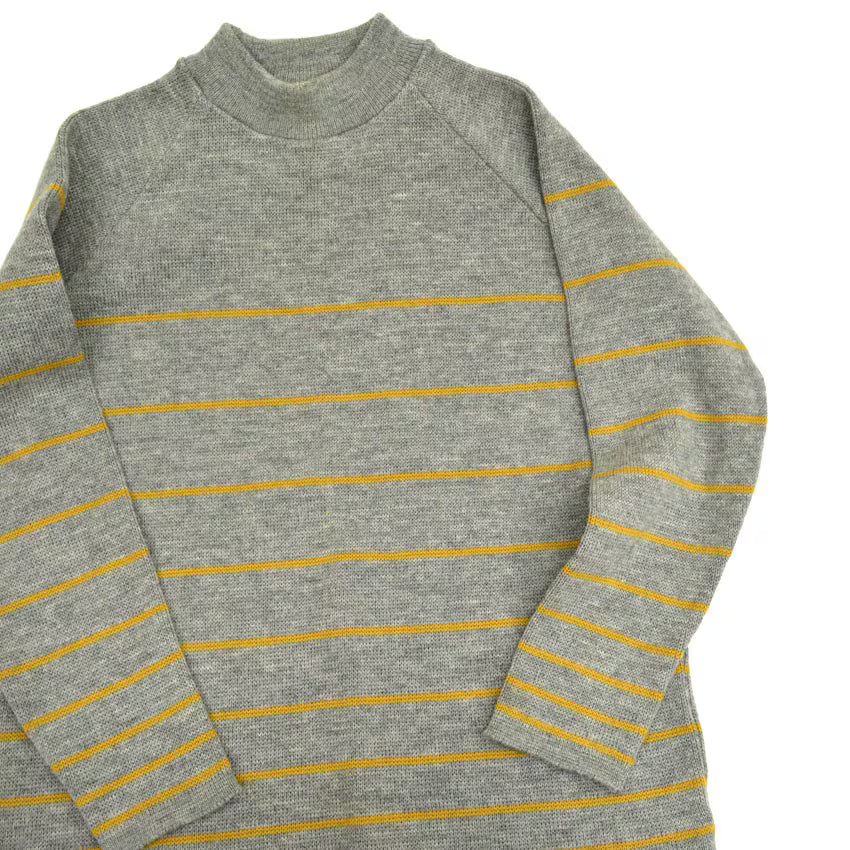 60's Ski Country Random Border Ski Knit...