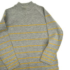 60's Ski Country Random Border Ski Knit...