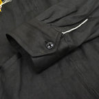 60's Vietnam Tour Jacket, Black Cotton... Size M