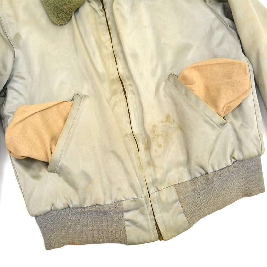 50's B-15 Type Silver Satin Jacket ...As-Is