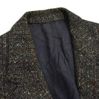 1950s University Town Salt and Pepper Wool Tailored Jacket...