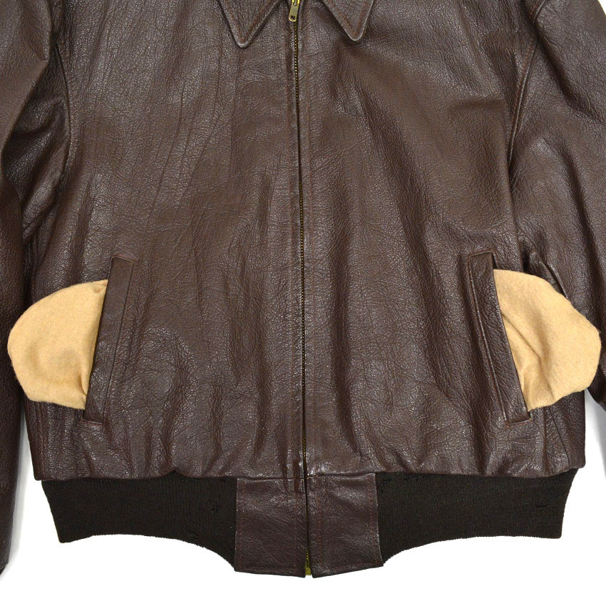 60's GOAT SKIN LEATHER TYPE A-2 JACKET ...