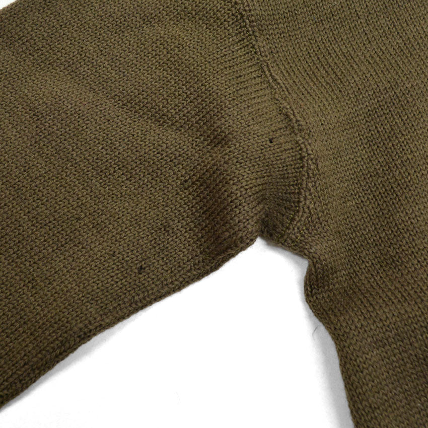 40's USARMY HI NECK JEEP SWEATER OD...