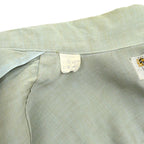 60's Van Cort Rayon Shirt, Mint Green... Size M, One Wash