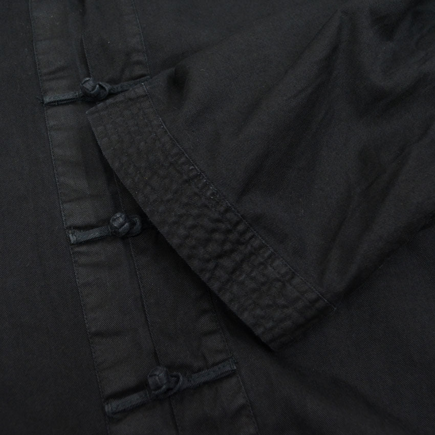 ~90's Kung Fu Shirt, All Black, Cotton...