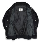 90's K-BRAND BLACK PLAIN CORDUROY JACKET...XL