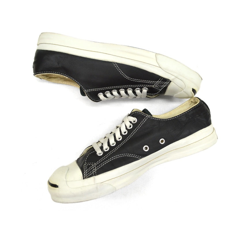 90's CONVERSE ジャックパーセル レザー ブラック 箱付き ... 8